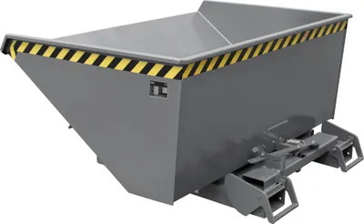 Produktbild von Bauer Kippbehälter 4A 900, lackiert, Mausgrau