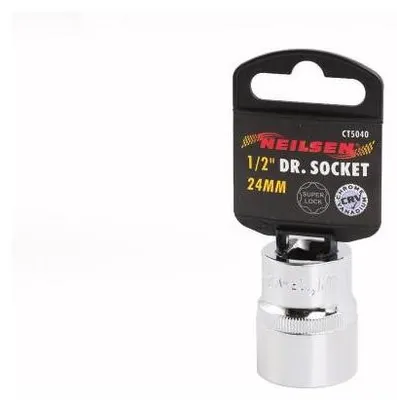 Produktbild von 24 mm - Chrom-Vanadium-Stecknuss Super Lock für 1/2-Zoll-Antrieb - Neilsen Tools