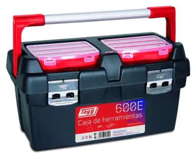 Immagine prodotto di Tayg - Cassetta degli attrezzi - 600 X 305 X 295 Mm - Con vassoio e 2 scatole portaoggetti - 53,9 L