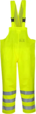 Produktbild von PROS Reflektierende Latzhose 1011 R Regenhose WASSERSCHUTZHOSE Wasserdicht Arbeitshose, Gelb, 58