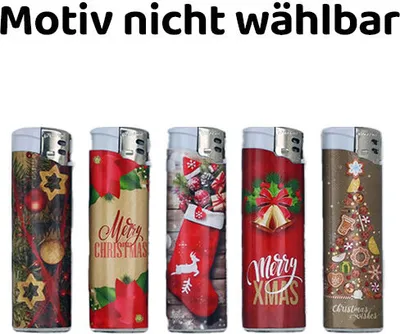 Produktbild von Wild Fire Elektro Feuerzeug mit Softflame, Cozy Christmas, Design zufällig
