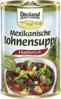 Produktbild von ÖKOLAND Mexikanische Bohnensuppe - 400g