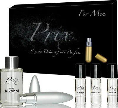 Produktbild von Prix Parfüm selber machen erwachsene Geschenk- Set Duft für Herren Basic