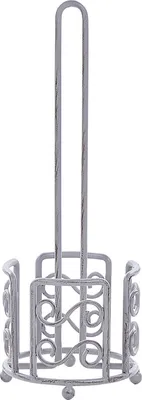 Obrázek produktu pro BELIANI Stojan na toaletní papír šedý kovový 41 cm vintage design doplňky do koupelny