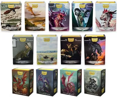Produktbild von Dragon Shield Standard Sleeves - Art - Qoll (100 Sleeves)
