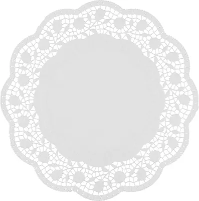 Produktbild von Papstar Tortenspitzen weiss D 34cm 250 Stück 18272