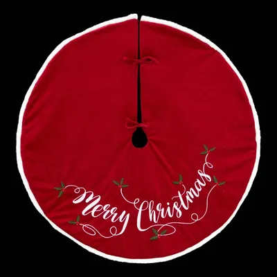 Produktbild von Bestickter tannenbaumteppich christmas  - Atmosphera créateur d'intérieur