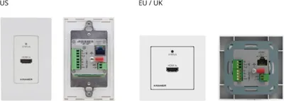 Zdjęcie produktu dla Kramer Electronics Wp-789T/Eu-80/86(W)
