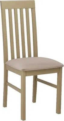 Image de Chaise de salle à manger rembourrée DANBURY 1 - chêne Sonoma / beige