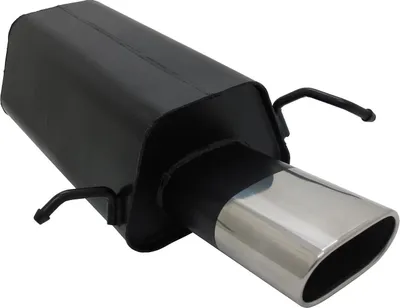 Image de Echappement sport Novus pour Mercedes CLK W209 135x75mm Silencieux final avec ABE