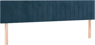 Produktbild von VidaXL 346296, Dunkelblau, Polyester, Holz, 2000 mm, 78 cm, 88 cm, 50 mm