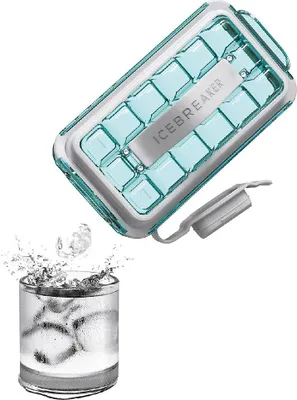 Produktbild von M&Co Eiswürfelbereiter Icebreaker Nordic 2.0, für 18 Eiswürfel, Blau, 300 ml, BSK2150