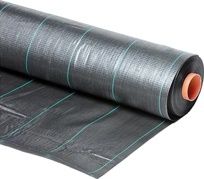 Image de Toile de paillage NOIRE 1,05x10 m Geotextile anti-UV 100g /m² Anti mauvaises herbes