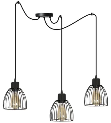 Obrázek produktu pro Závěsné svítidlo Spider Modern LOFT černá bílá