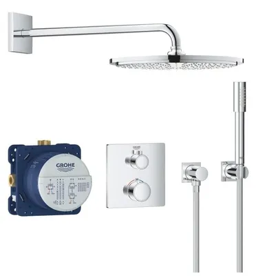 Obrázek produktu pro GROHE 34730000 UP sprchový systém Grohtherm 34730 s rohovou vanovou/sprchovou soupravou FMS/SmartBox/hlavicí chrom