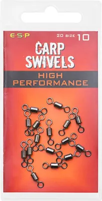 Zdjęcie produktu dla Krętliki ESP Carp Swivels rozmiar 10, 20 szt.