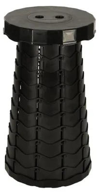 Obrázek produktu pro KIK KX4981 Teleskopická skládací židlička černá