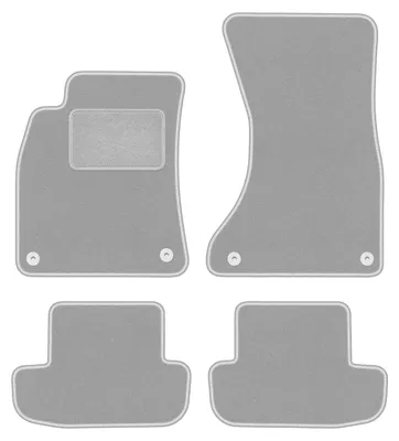 Image de Tapis de sol en moquette gris pour Audi A5 8T 2008-2018 4 pièces