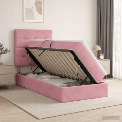 Obrázok produktu pre Maison Exclusive – detská postieľka s matracom Rosa 100 x 200 cm, zamat