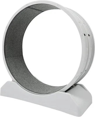 Productafbeelding van Kattenspeelgoed: Looprad voor katten met vergrendeling, afneembaar tapijt, kattenkooi, rond looprad. Stil fitnessapparaat voor gewichtsverlies, 80 cm. Honden-sportspel voor huishoudens, dierenwinkels, etc