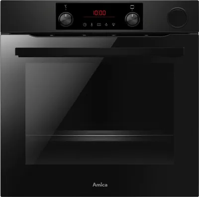 Produktbild von Amica EBSX 949 660 SM, Groß, Elektrischer Ofen, 77 l, Integriert, Schwarz, Drehregler, Sensor