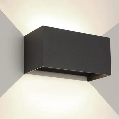 Obrázek produktu pro 24W LED nástěnná lampa z hliníku, IP65 vodotěsná, 4000 K přirozeně bílá, nástěnná lampa do zahrady