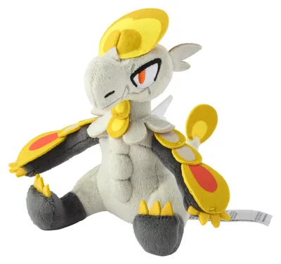 Produktbild von Pokemon Mediras Kuscheltier - 16 cm Plüschtier Hakamo-o