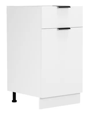 Produktbild von VCM Küchenschrank | Maße ca. H. 82 x B. 40 x T. 46 cm | Unterschrank mit einer Drehtüre und einer Schublade | Küchenmöbel - Fasola
