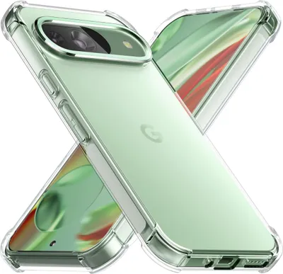 Zdjęcie produktu dla Etui na Google Pixel 9 / Pixel 9 Pro - odporne na wstrząsy, przezroczyste etui na telefon komórkowy, odporne na zarysowania, ultracienkie etui ochronne Phonillico®