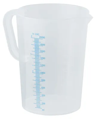 Produktbild von Messbecher, Kunststoff, mit Skala, 2 Liter
