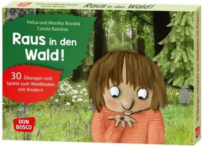 Produktbild von Bildkarten A5: 30 Waldaktivitäten für Kinder (4-10 Jahre) – bunt illustriert für Kita & Grundschule