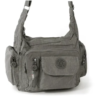 Immagine prodotto di Borsa Street nylon borsa donna grigio 30x15x22 OTJ204K