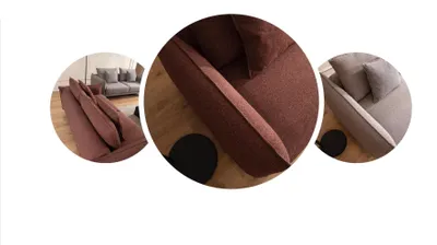 Image de Salon Canapé Meuble Canapé marron Canapés Couches nouveau