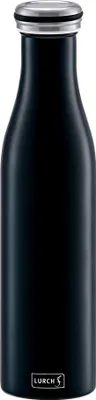 Produktbild von Lurch Stahl-Thermoflasche 0,75 l mattschwarz