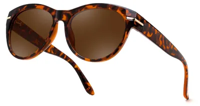Zdjęcie produktu dla Okulary przeciwsłoneczne w stylu retro z ochroną UV400 i soczewkami polaryzacyjnymi