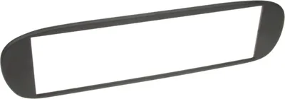 Image de Adaptateur de façade 1-DIN compatible avec Fiat Barchetta noir