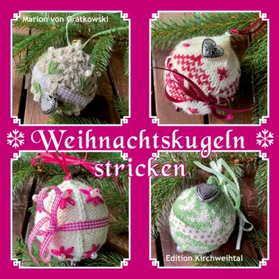 Produktbild von Weihnachtskugeln stricken