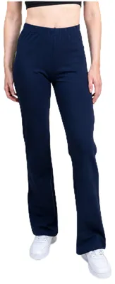 Imagen del producto de Leggings deportivos para mujer, color azul marino, confeccionados en algodón, talla 52/54