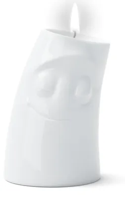 Produktbild von FIFTYEIGHT Kerzenschmusie VERSCHMUST Groß Kerzenhalter weiß