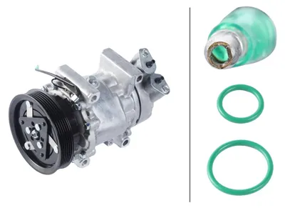 Obrázok produktu pre Klimatizačný kompresor 12 V, Ø 125 mm, HELLA Thermo-Expertise, napr. pre RENAULT THALIA