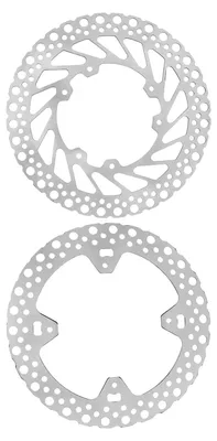Image de 1 paire de disques de frein avant et arrière de 240 mm (9,45 pouces) en acier inoxydable pour CR125R, CR250R, CRF250R et CRF450R