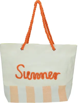 Produktbild von Betz Strandtasche Freizeittasche Handtasche Einkaufstasche SUMMER Größe: 52x38 cm, Farbe - orange