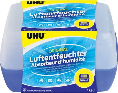 Produktbild von UHU Luftentfeuchter Nachfüllbeutel 1000g 12 Stk