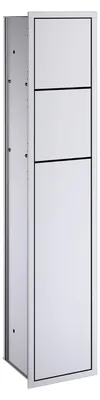 Immagine prodotto di emco asis modules 150 : module WC encastré, ouverture à droite, aluminium, 978305052, 978305052