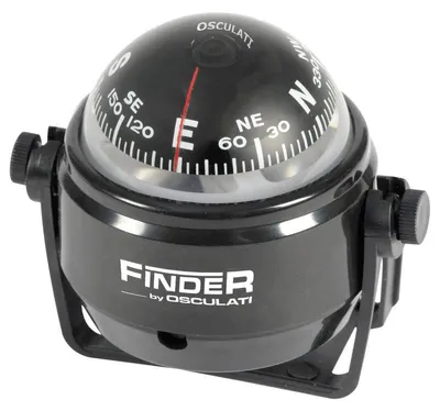 Image de Boussole Finder 2"5/8 m. Noir/noir, 1 pièce