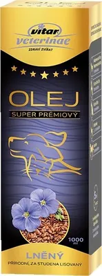 Zdjęcie produktu dla Vitar Veterinae olej lniany 1000 ml