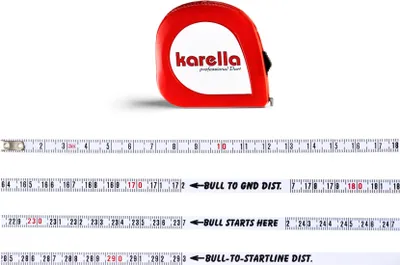 Produktbild von Metrikband Karella Rot 8349.01 Dartscheibe Karella