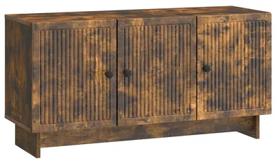 Zdjęcie produktu dla Szafka pod telewizor vidaXL, dąb wędzony, 99 x 34,5 x 50 cm, materiał drewnopochodny