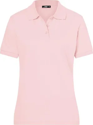 Produktbild von Hochwertiges Polohemd mit Armbündchen rose, Gr. M
