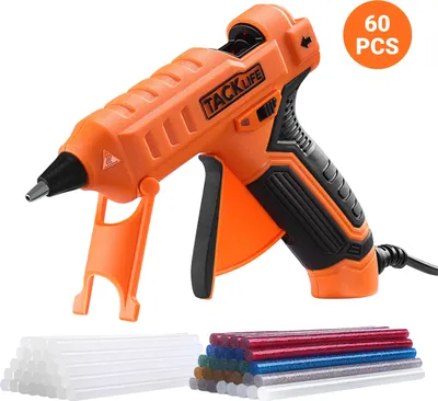 Produktbild von TACKLIFE GGO21AC Mini Heißklebepistole 30W, 60pcs Klebesticks, Flexibler Auslöser Überhitzungsschutz Hochtemperatur, Basteln/Schnellreparaturen.